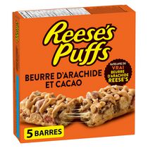 Délices Reese's Puffs Barres de céréales à saveur de beurre d'arachide et cacao