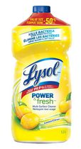 Lysol All Purpose Cleaner, Pour, Lemon, Multi Surface Cleaner