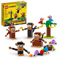 LEGO Classic Le plaisir créatif des singes 11031 Ensemble de construction (135 pièces)