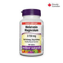 Webber Naturals® Melatonin Magnesium, 3/150 mg