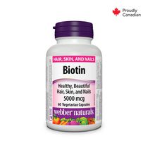 Webber Naturals® Biotin 5000 Mcg