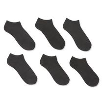 Lot de 6 paires de chaussettes courtes Athletic Works pour femmes