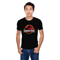 T-shirt à manches courtes avec logo Jurassic World pour homme