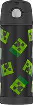 Bouteille Funtainer Isolée Sous Vide Thermos 16 OZ - Minecraft