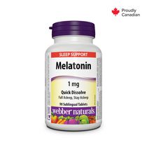 Webber Naturals® Melatonin Quick Dissolve , 1 mg