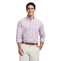 IZOD L/S Performance Plaid Woven Shirt