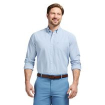 IZOD L/S Performance Plaid Woven Shirt