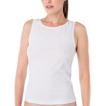 Camisole Elita Essentials en Coton Extensible Pour Femmes à encolure   Haute