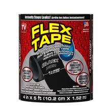 Flex Tape Black 4" x 5'