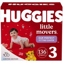 Couches pour bébés Huggies Little Movers, taille 6, 84 couches