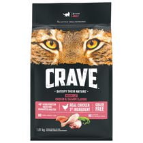 Crave Real Chicken & Salmon High Protein Indoor Dry Cat Food