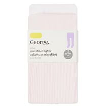 Lot de 2 paires de collants en microfibre George pour bébés filles