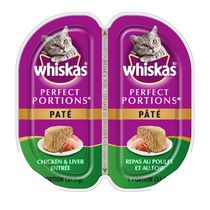 Whiskas Perfect Portions Chicken & Liver Entrée Wet Cat Food