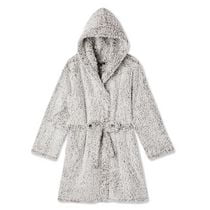 Robe de chambre imprimée en sherpa George pour femmes