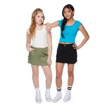 Mini-jupe utilitaire My Sister’s Closet pour filles Tailles P-TTG