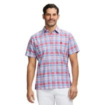IZOD MADRAS S/S WOVEN