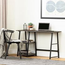 Bureau industriel avec rangement Evane, de Meubles South Shore