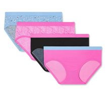 No Boundaries Women's Seamless Hipster 4-Pack, Sizes S-XL