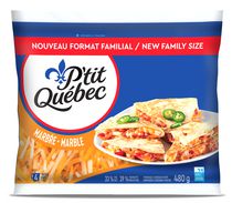 P’tit Quebec 480g Shredded Cheese - Marble