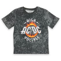 Acdc Back in Black Graphite Heather Adult T-Shirt Tee