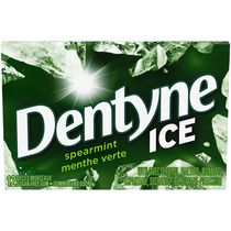 Dentyne Ice Menthe verte, gomme sans sucre, 1 paquet (12 morceaux)