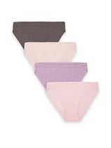 Bikini en doux modal Fruit of the Loom pour femmes, paquet de 4