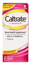 Caltrate Supplément de santé des os avec vitamine D3