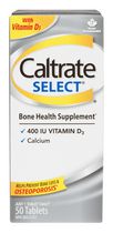 Comprimés supplément pour la santé des os Select de Caltrate