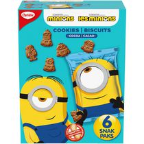 Biscuits Minions Christie, Cacao, 6 Emballages Collation