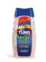 TUMS antiacide ultra-fort contient 1 000 mg Ultra fruits