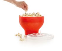 Lekue Microwave Popcorn Popper Maker Red