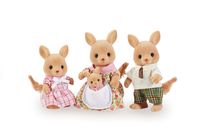 Calico Critters Hopper Kangaroo Family, Set of 4 Collectible Doll Figures