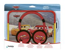 Pebble Gear Disney Pixar Cars 8" Carry Bag and Headphone Bundle (FR)