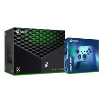 Xbox Series X plus Manette sans fil Xbox édition spéciale Aqua Shift pour Xbox Series X|S, Xbox One et les appareils Windows 10