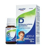 Equate Vitamin D Kids 400IU, 500 Drops | Walmart Canada