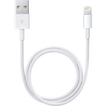 Câble de charge et de synchronisation Apple Lightning vers USB (blanc, 1,6 ')