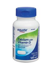 Equate Calcium avec vitamine D 500mg 200UI