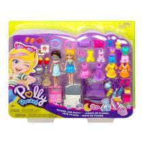 Polly Pocket Pajama Jam Party Pack with 3-inch Polly and Shani Dolls ...