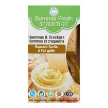 Hummus à l’ail grillé et craquelins Snack ‘N Go Summer Fresh