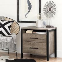South Shore Munich  2-Drawer Nightstand