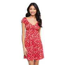 No Boundaries Women's Babydoll Dress, Sizes XS-XXL