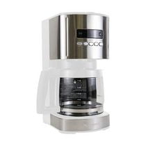 Cafetière programmable Kenmore® de 12 tasses, acier inoxydable / blanc