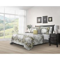 Safdie & Co. Courtepointe 3PC DQ Toujours Jaune