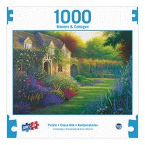 Sure-Lox 1000 pc Cottages & Manors deluxe puzzles