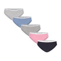 Reebok Girls' 5 Pack Cotton Stretch Hipster