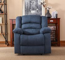 nathaniel home lyla plush microfiber recliner