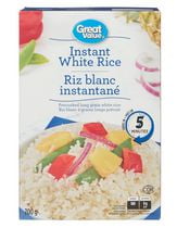 Riz blanc à grains longs instantané Great Value