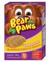 Pain aux bananes Pattes d’ours Biscuits