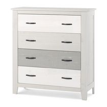 Forever Eclectic Long Beach 4-Drawer Chest, Seascape Gray