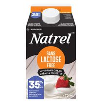 Crème à fouetter sans lactose 35 % Natrel